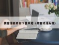 潜江黑客漫画素材下载网站（黑客动漫头像）